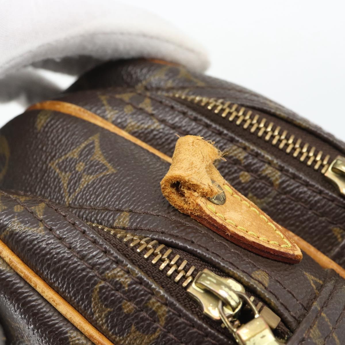 LOUIS VUITTON Monogram Reporter PM Shoulder Bag M45254 LV Auth 182763