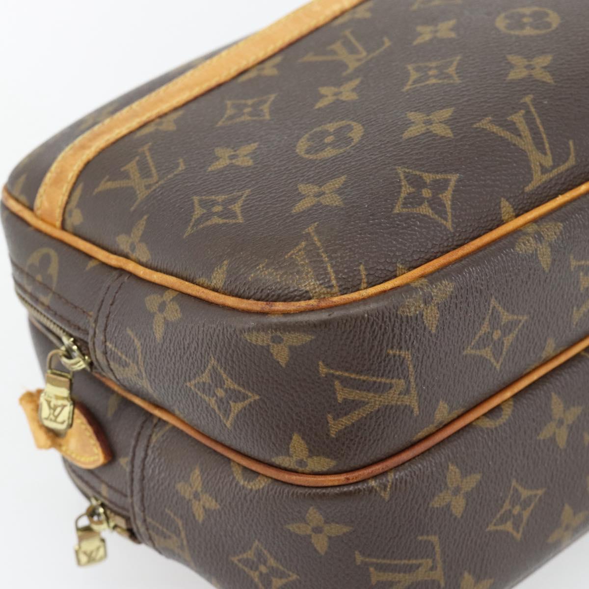 LOUIS VUITTON Monogram Reporter PM Shoulder Bag M45254 LV Auth 182763