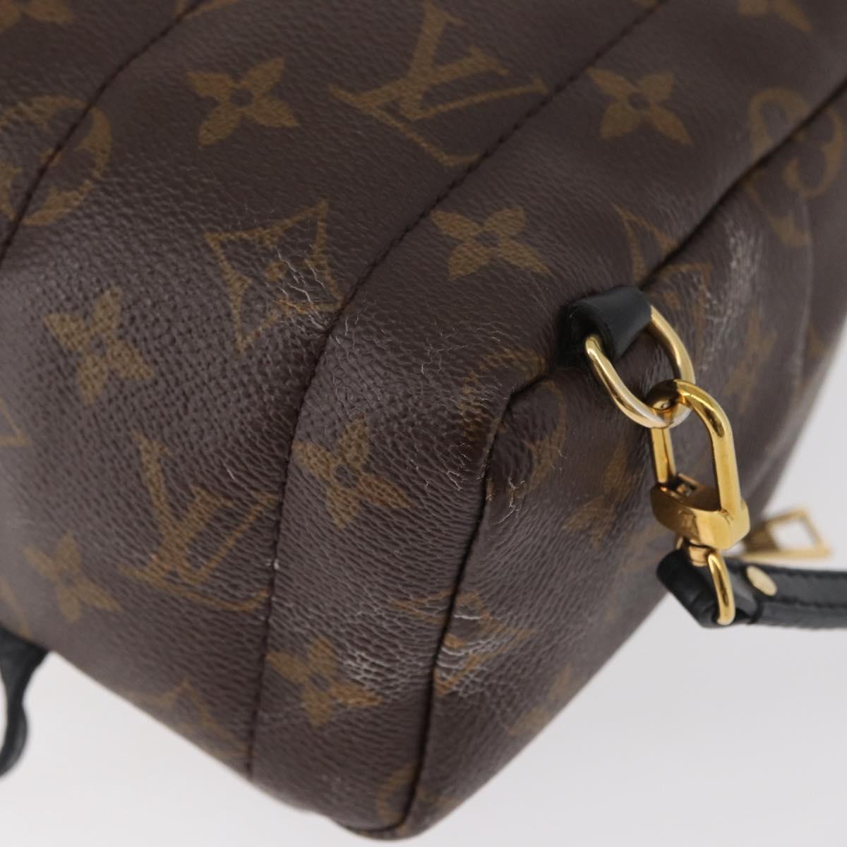 LOUIS VUITTON Monogram Palm Springs MINI Backpack M44873 LV Auth 182764