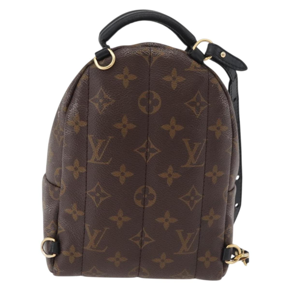 LOUIS VUITTON Monogram Palm Springs MINI Backpack M44873 LV Auth 182764