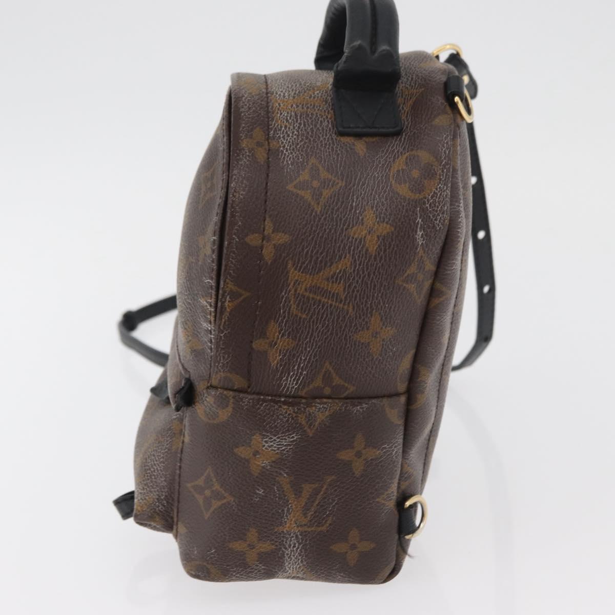 LOUIS VUITTON Monogram Palm Springs MINI Backpack M44873 LV Auth 182764