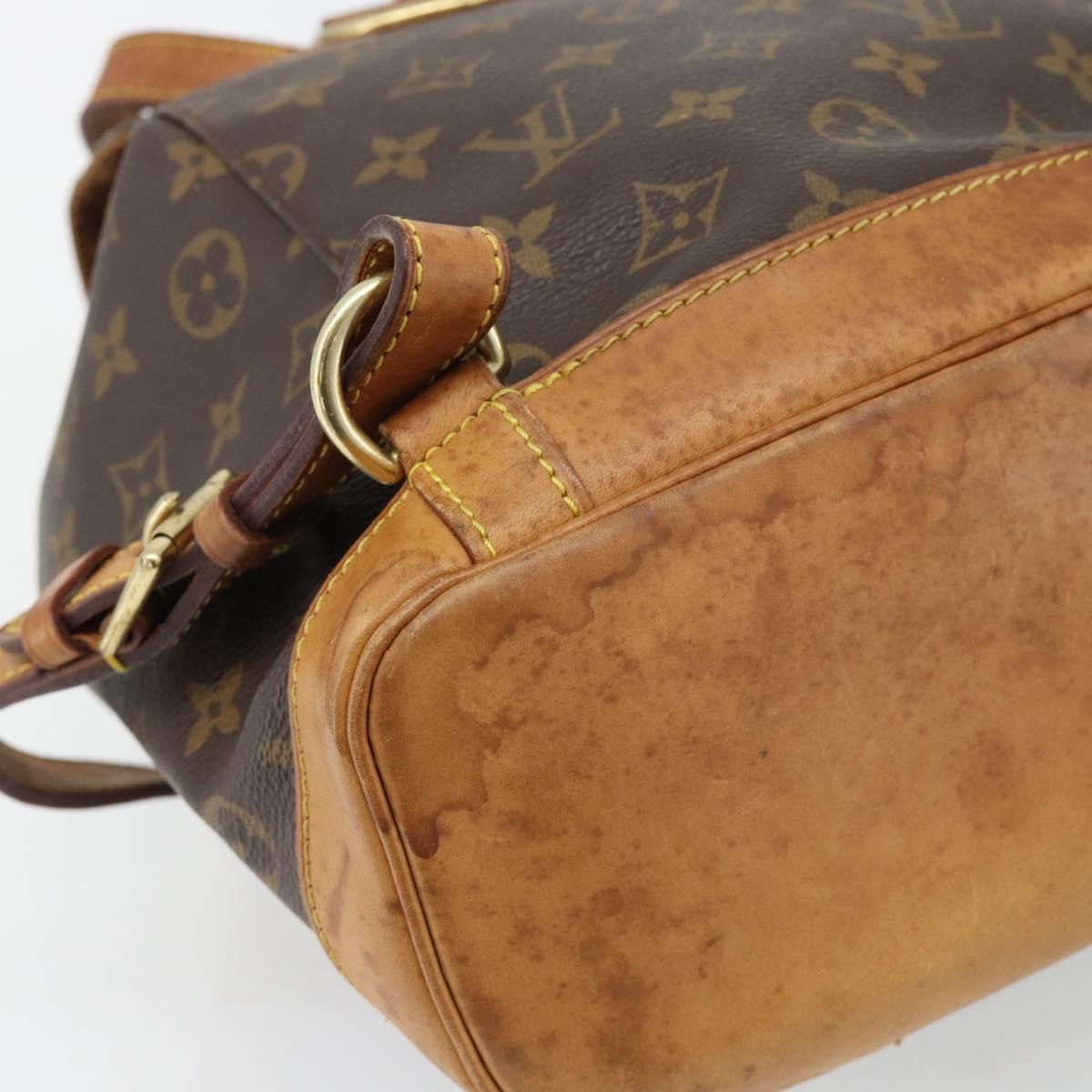 LOUIS VUITTON Monogram Montsouris MM Backpack M51136 LV Auth 182770