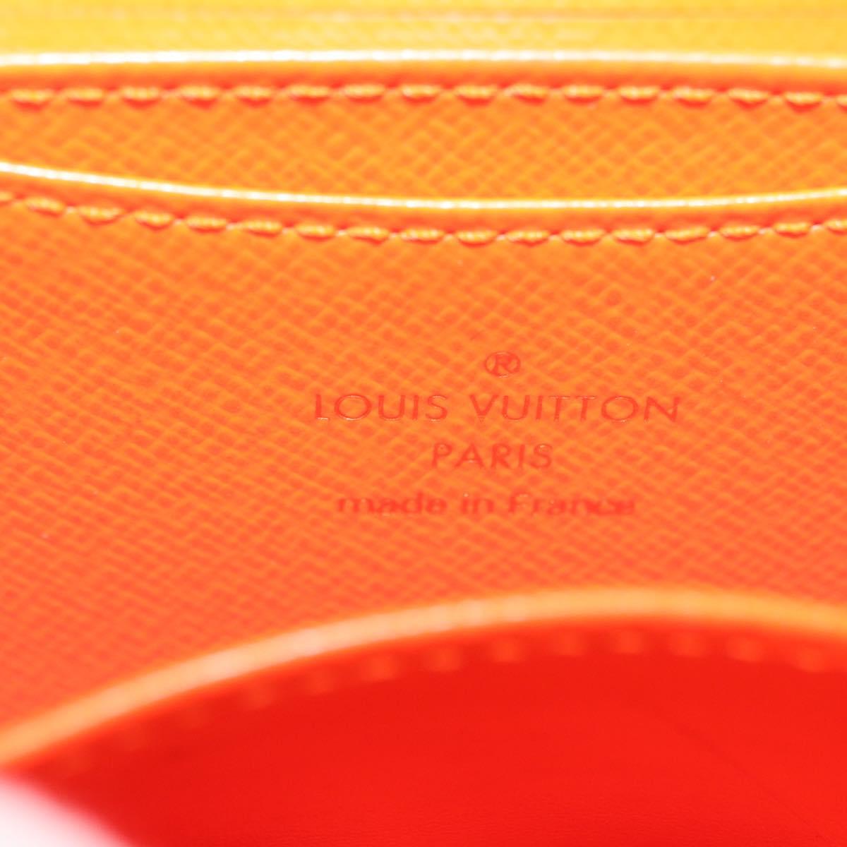 LOUIS VUITTON Graffiti Zippy coin purse Coin Purse Orange M93708 LV Auth 182771A