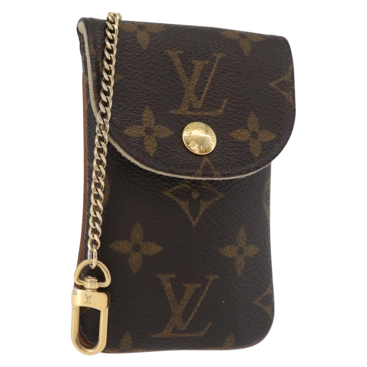 LOUIS VUITTON Monogram EtuiTelephonne MM Cell Phone Case M66546 LV Auth 182789