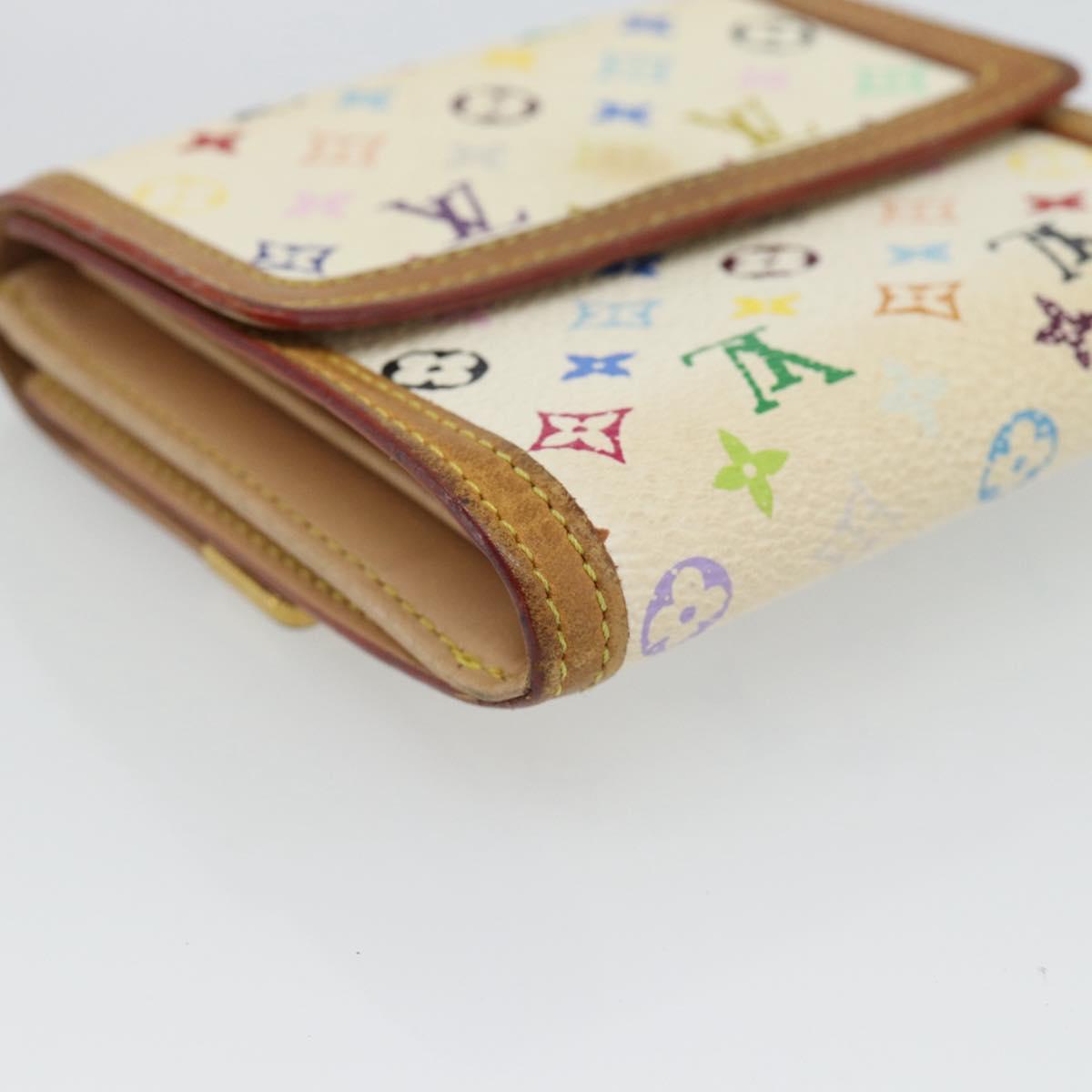 LOUIS VUITTON Multicolor Porte Monnaie Billets Cartes Credit M92983 Auth 182791
