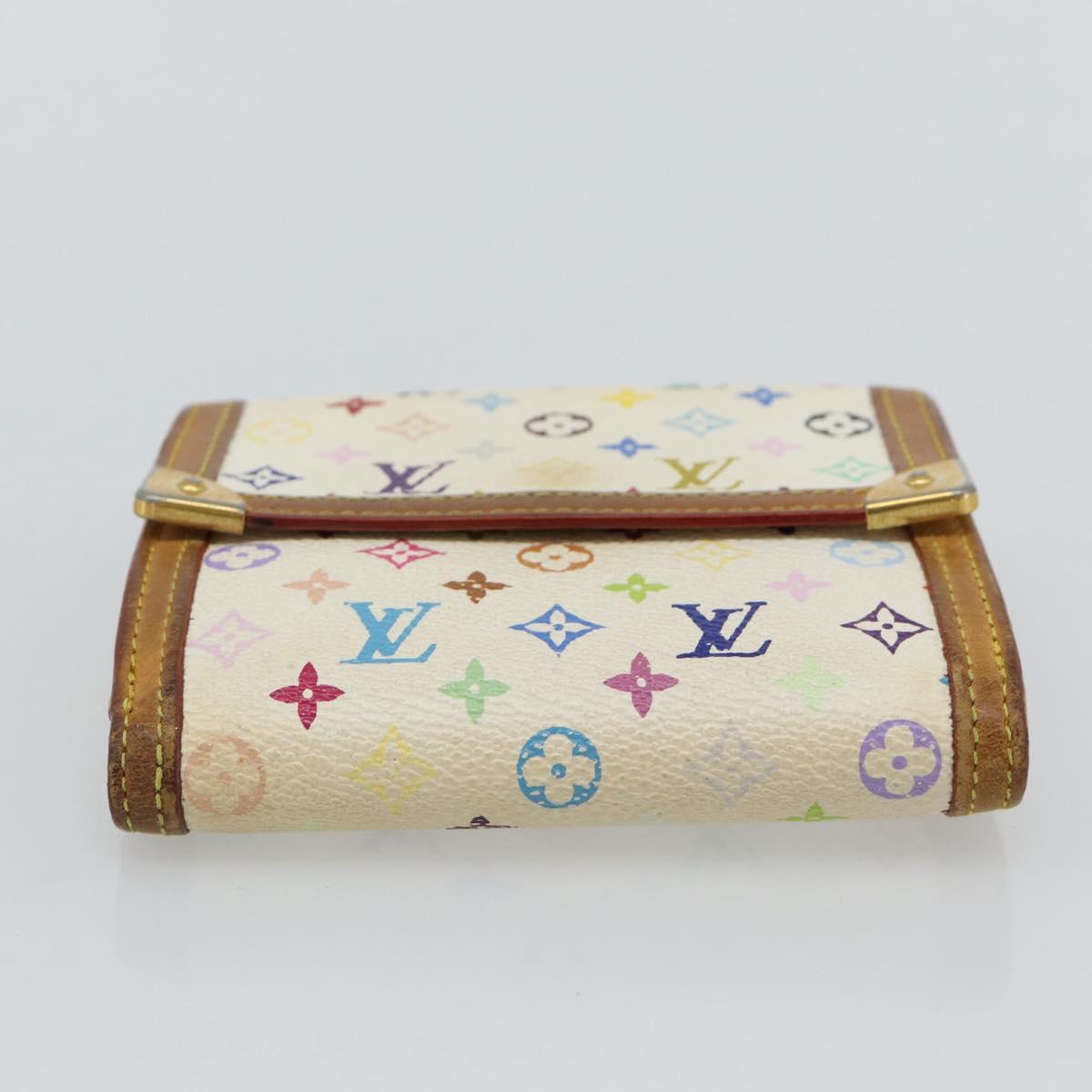 LOUIS VUITTON Multicolor Porte Monnaie Billets Cartes Credit M92983 Auth 182791