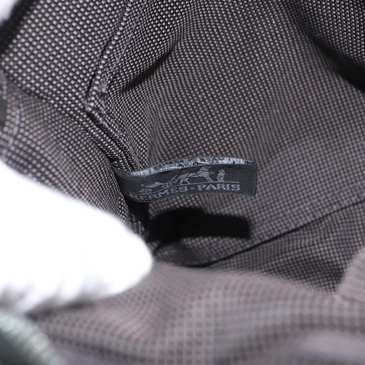 HERMES Her Line Sac A Dos PM Backpack Canvas Gray Auth 182804