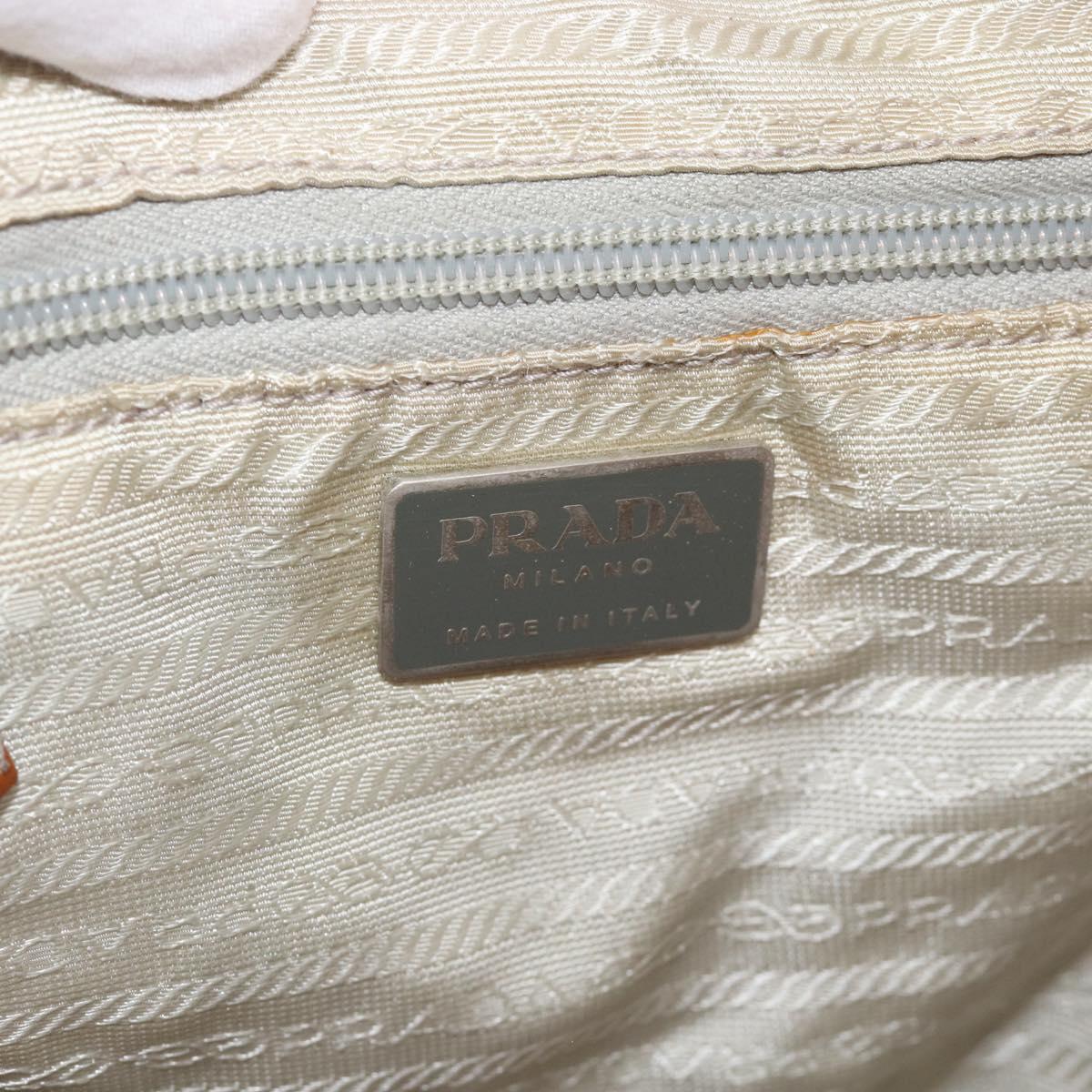 PRADA Backpack Nylon Pink Silver Auth 182817