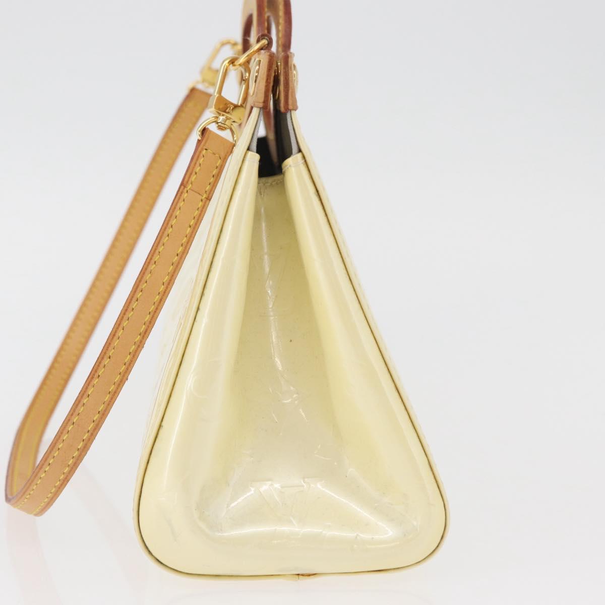 LOUIS VUITTON Monogram Vernis Roxbury Drive Bag 2Way Perle M91374 Auth 182822