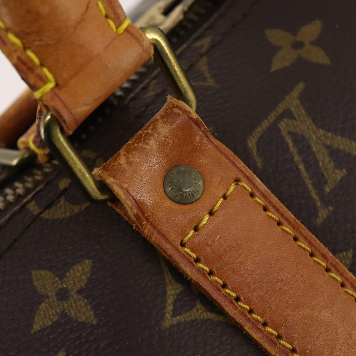 LOUIS VUITTON Monogram Keepall 50 Boston Bag M41426 LV Auth 182823
