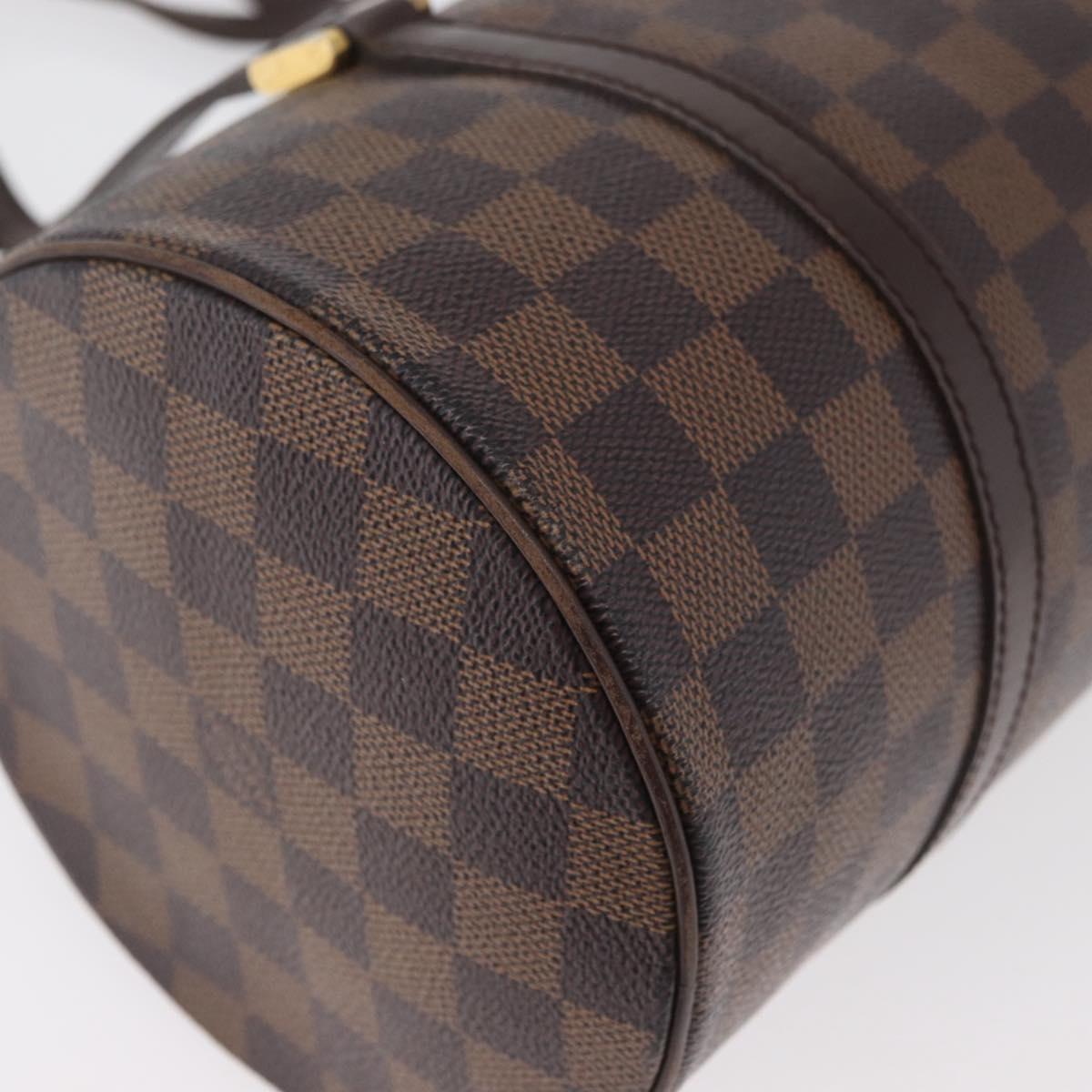 LOUIS VUITTON Damier Ebene Papillon 30 Hand Bag N51303 LV Auth 182824
