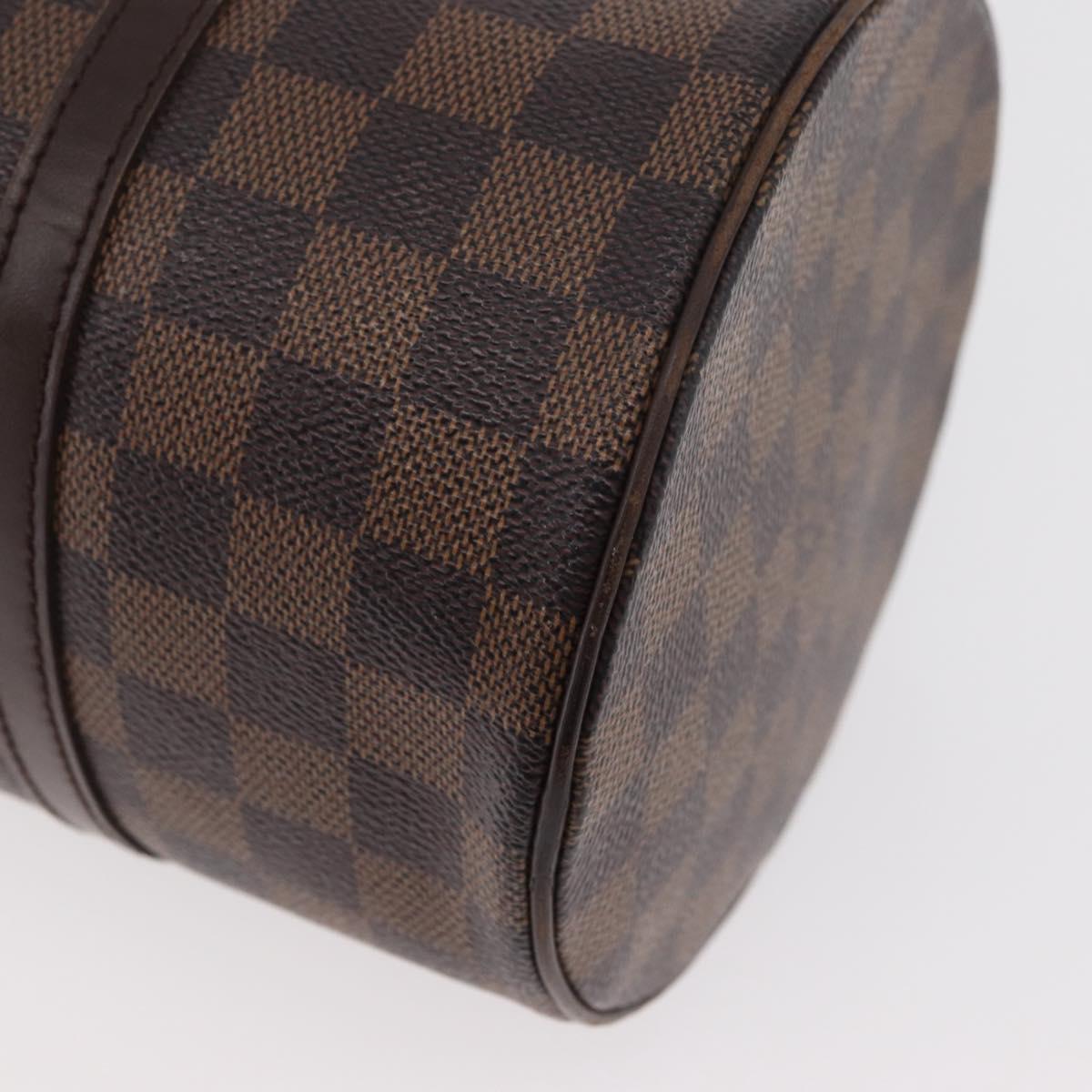 LOUIS VUITTON Damier Ebene Papillon 30 Hand Bag N51303 LV Auth 182824