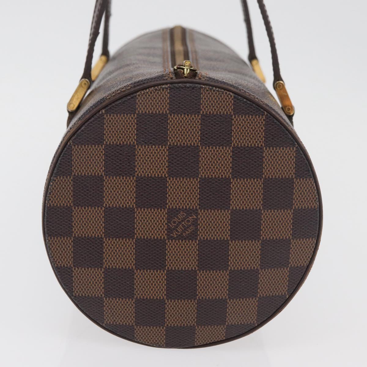 LOUIS VUITTON Damier Ebene Papillon 30 Hand Bag N51303 LV Auth 182824