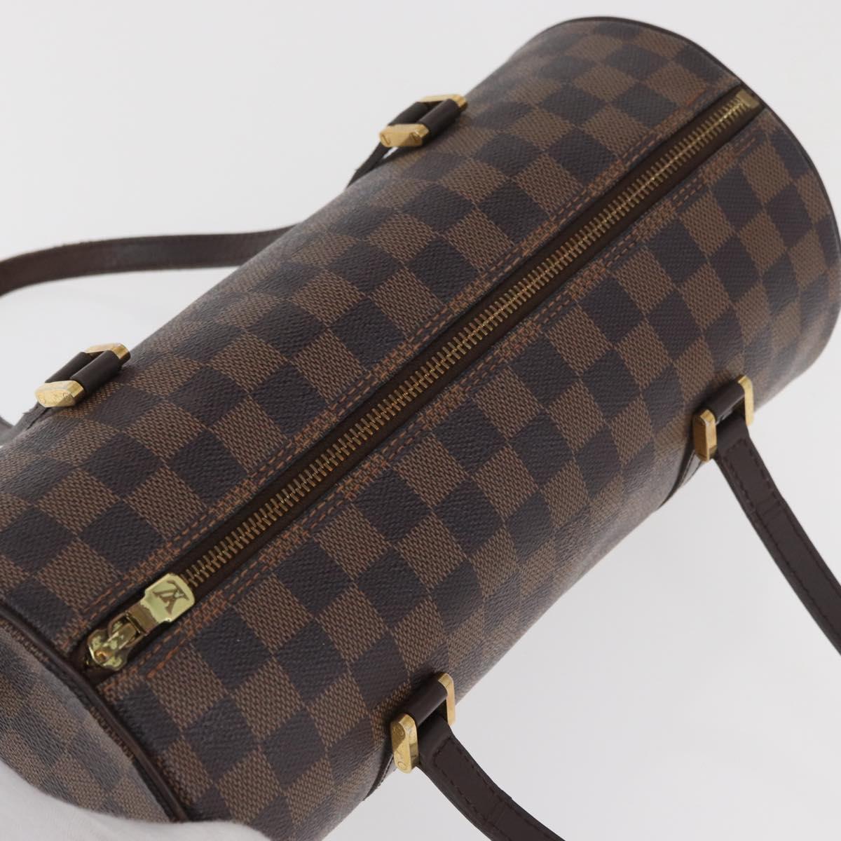 LOUIS VUITTON Damier Ebene Papillon 30 Hand Bag N51303 LV Auth 182824