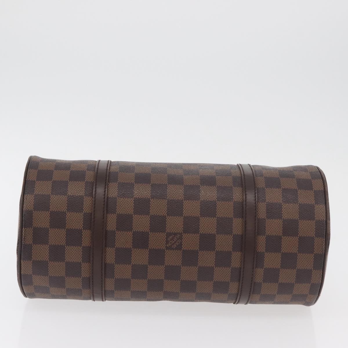 LOUIS VUITTON Damier Ebene Papillon 30 Hand Bag N51303 LV Auth 182824