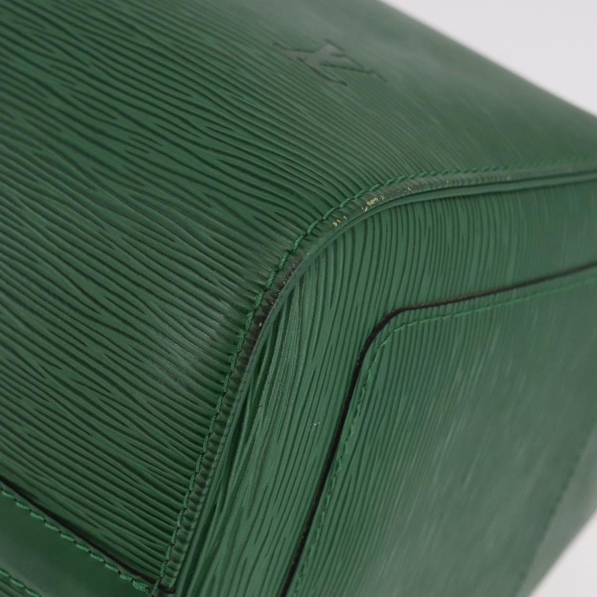 LOUIS VUITTON Epi Keepall 45 Boston Bag Green M42974 LV Auth 182828
