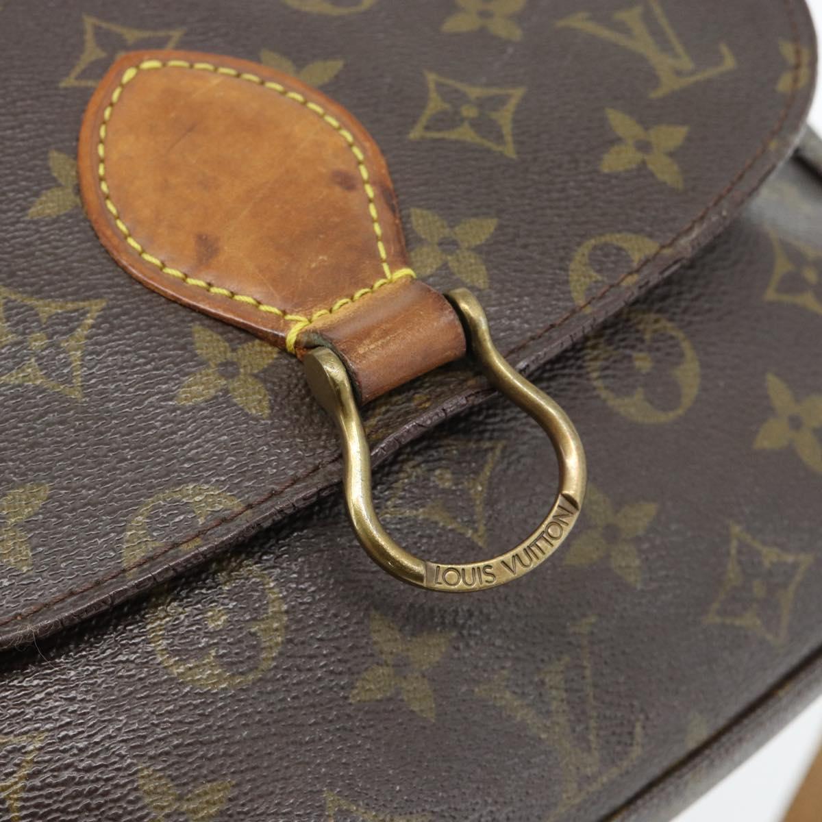 LOUIS VUITTON Monogram Saint Cloud GM Shoulder Bag M51242 LV Auth 182830