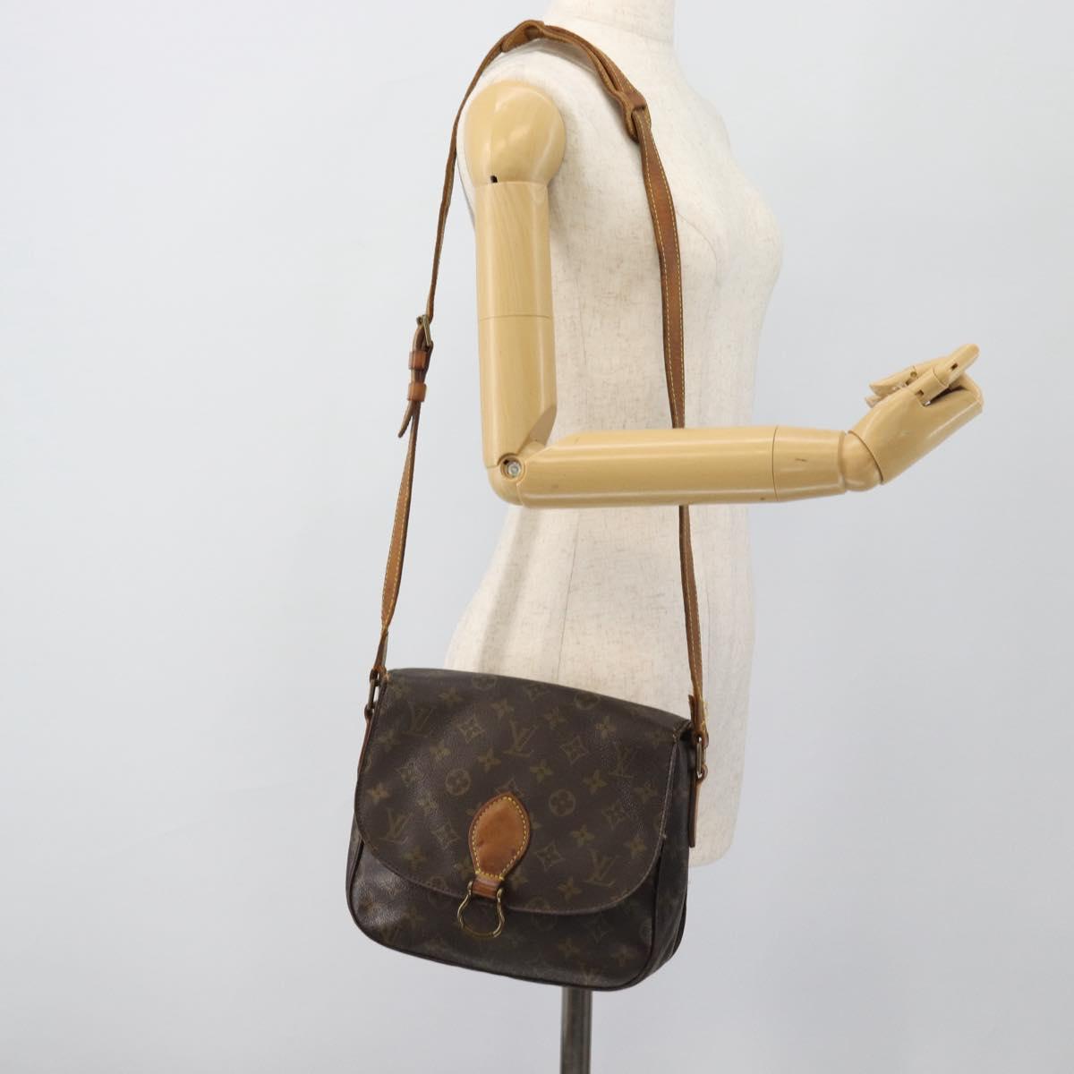 LOUIS VUITTON Monogram Saint Cloud GM Shoulder Bag M51242 LV Auth 182830