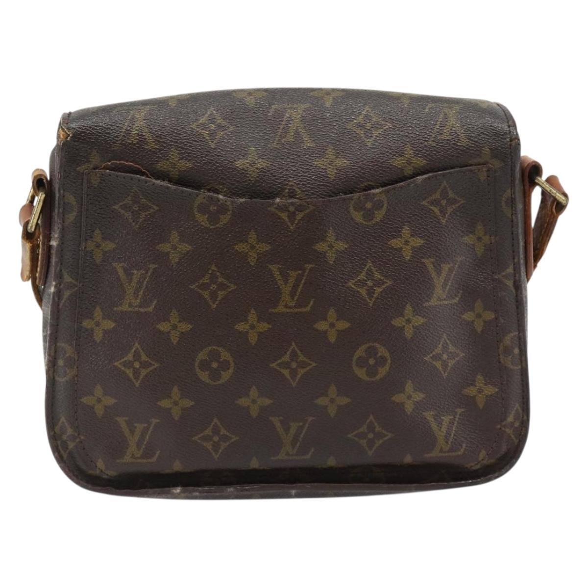LOUIS VUITTON Monogram Saint Cloud GM Shoulder Bag M51242 LV Auth 182830