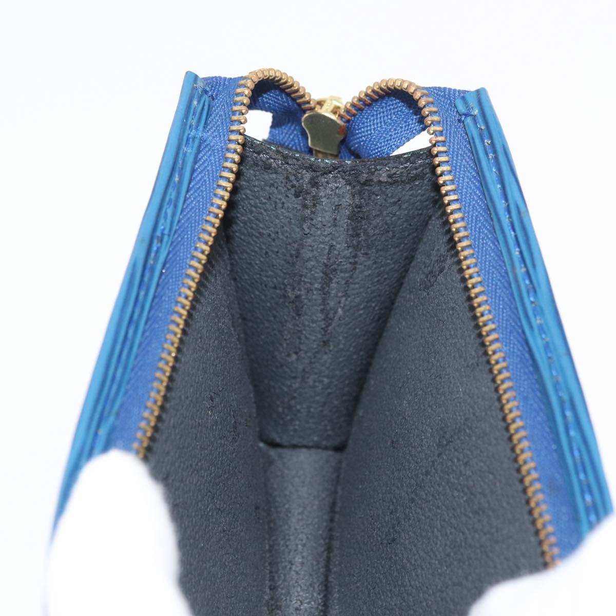 LOUIS VUITTON Epi Trousse Toilette15 Pouch Blue LV Auth 182832