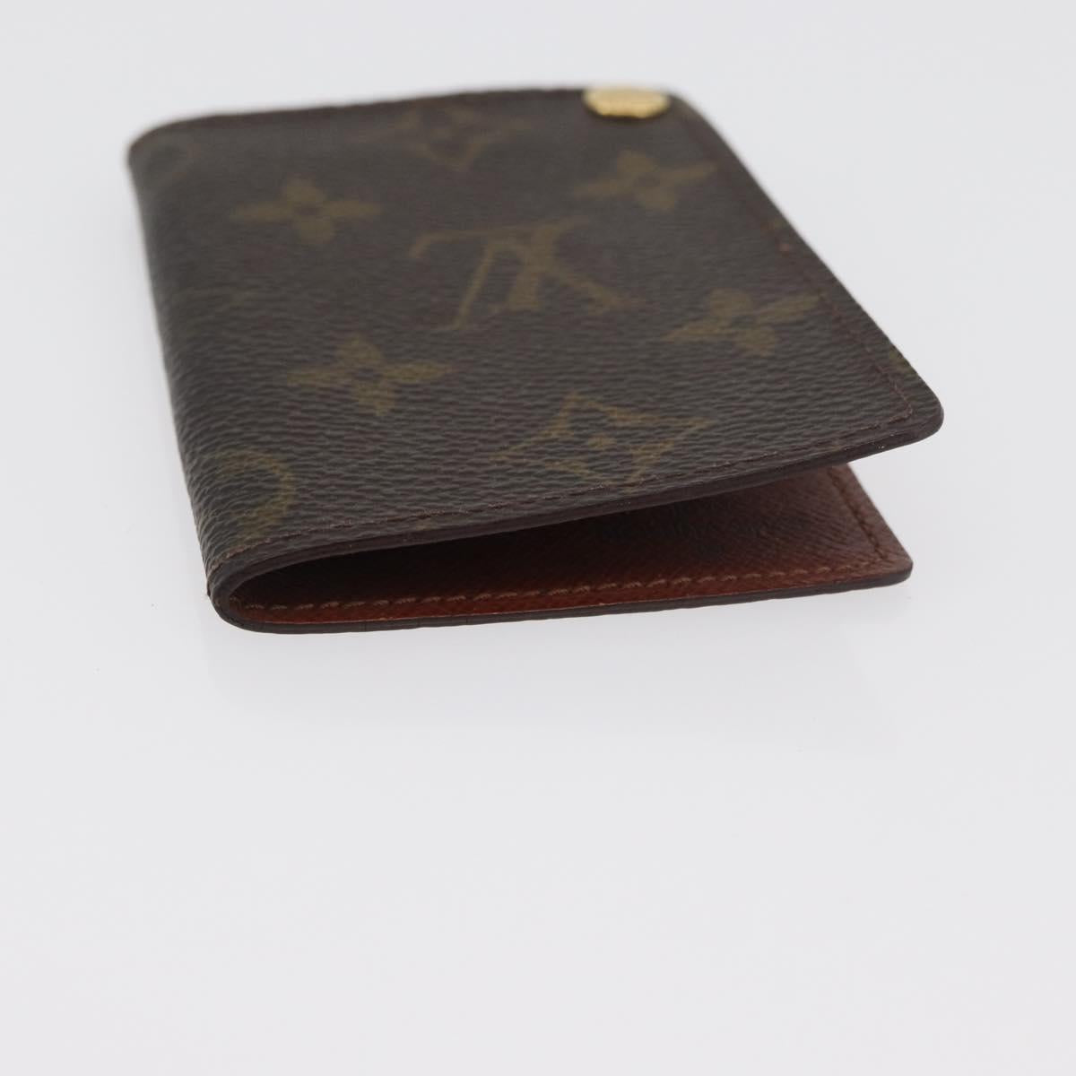 LOUIS VUITTON Monogram Porto Cartes Crdit Pression Card Case M60937 Auth 182835