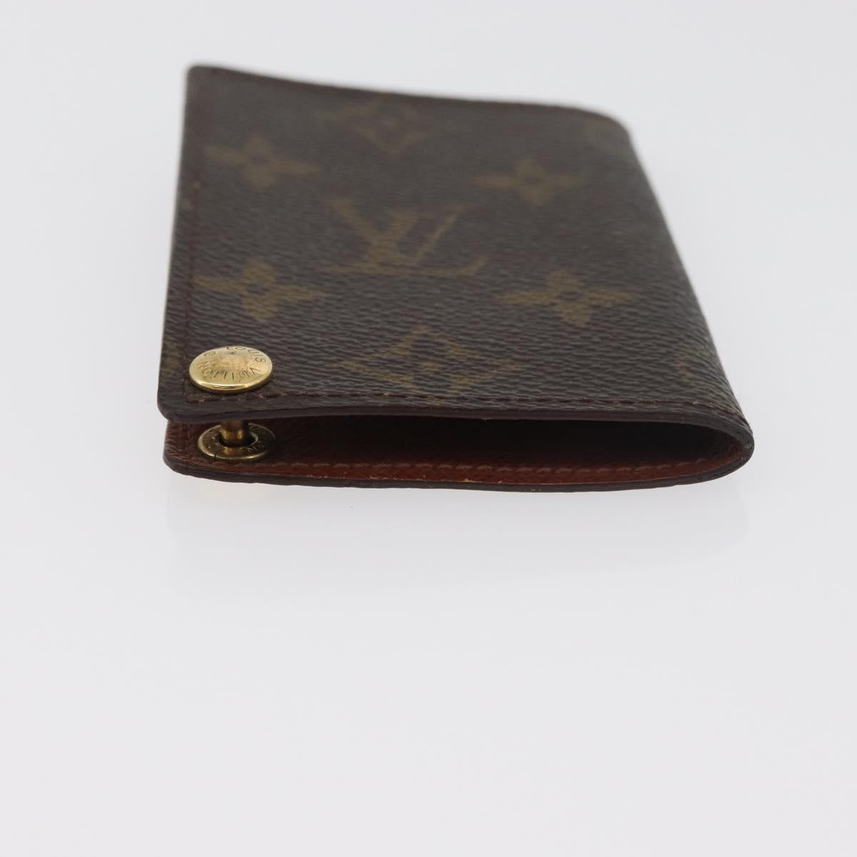 LOUIS VUITTON Monogram Porto Cartes Crdit Pression Card Case M60937 Auth 182835