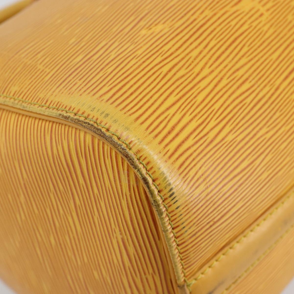 LOUIS VUITTON Epi Speedy 25 Hand Bag Tassili Yellow M43019 LV Auth 182845