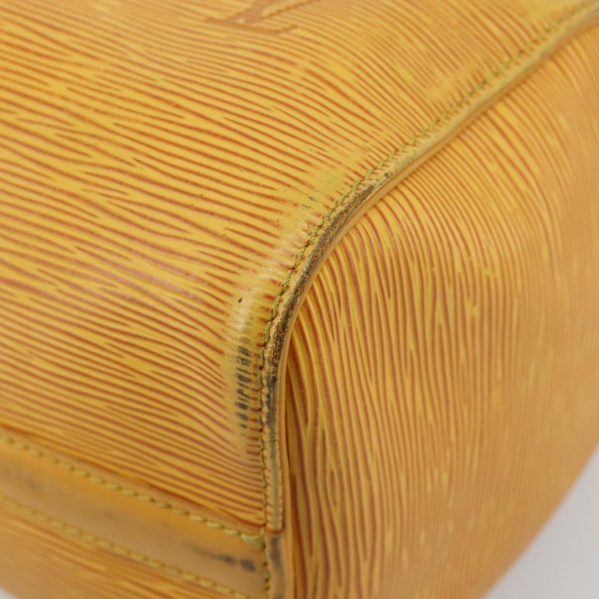 LOUIS VUITTON Epi Speedy 25 Hand Bag Tassili Yellow M43019 LV Auth 182845