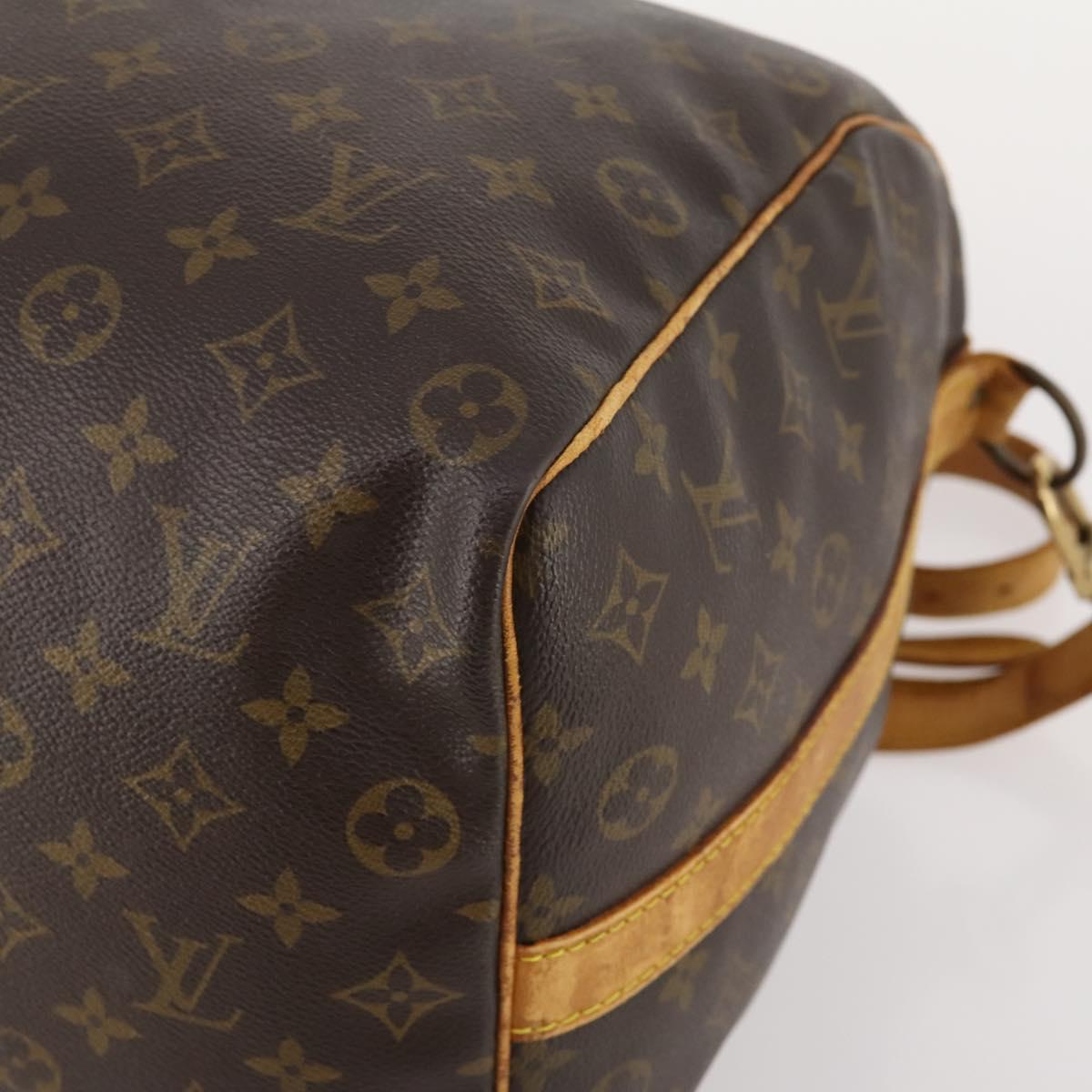 LOUIS VUITTON Monogram Keepall Bandouliere 50 Boston Bag M41416 LV Auth 182846