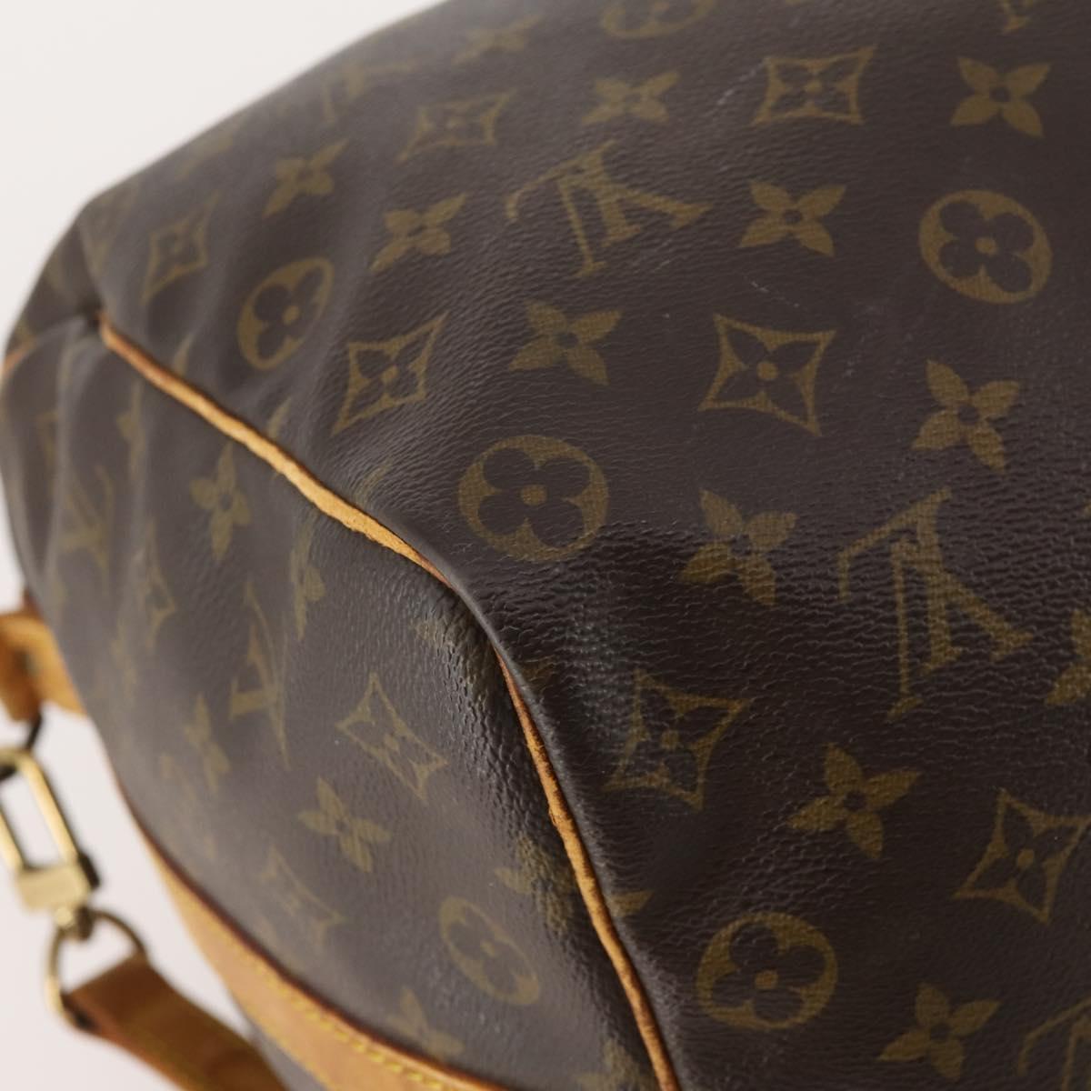 LOUIS VUITTON Monogram Keepall Bandouliere 50 Boston Bag M41416 LV Auth 182846