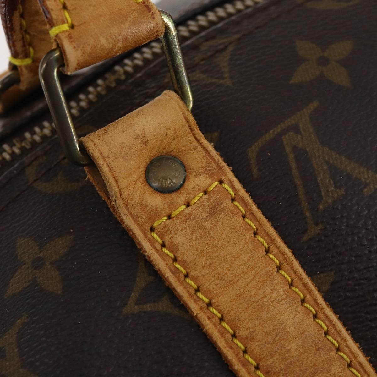 LOUIS VUITTON Monogram Keepall Bandouliere 50 Boston Bag M41416 LV Auth 182846
