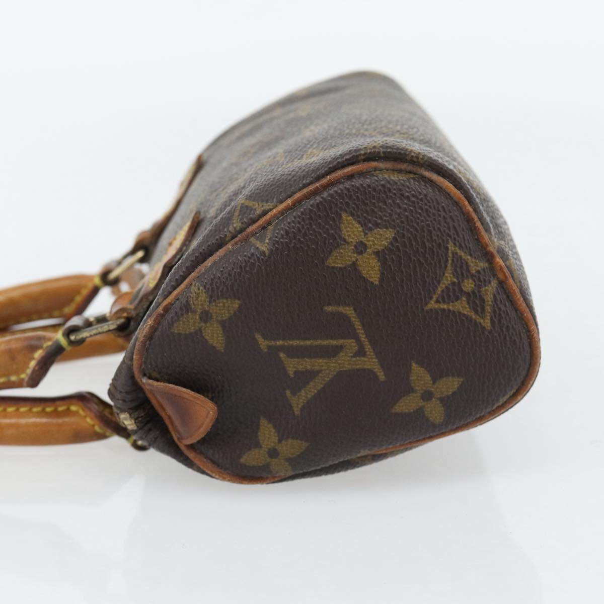 LOUIS VUITTON Monogram Mini Speedy Hand Bag M41534 LV Auth 182849