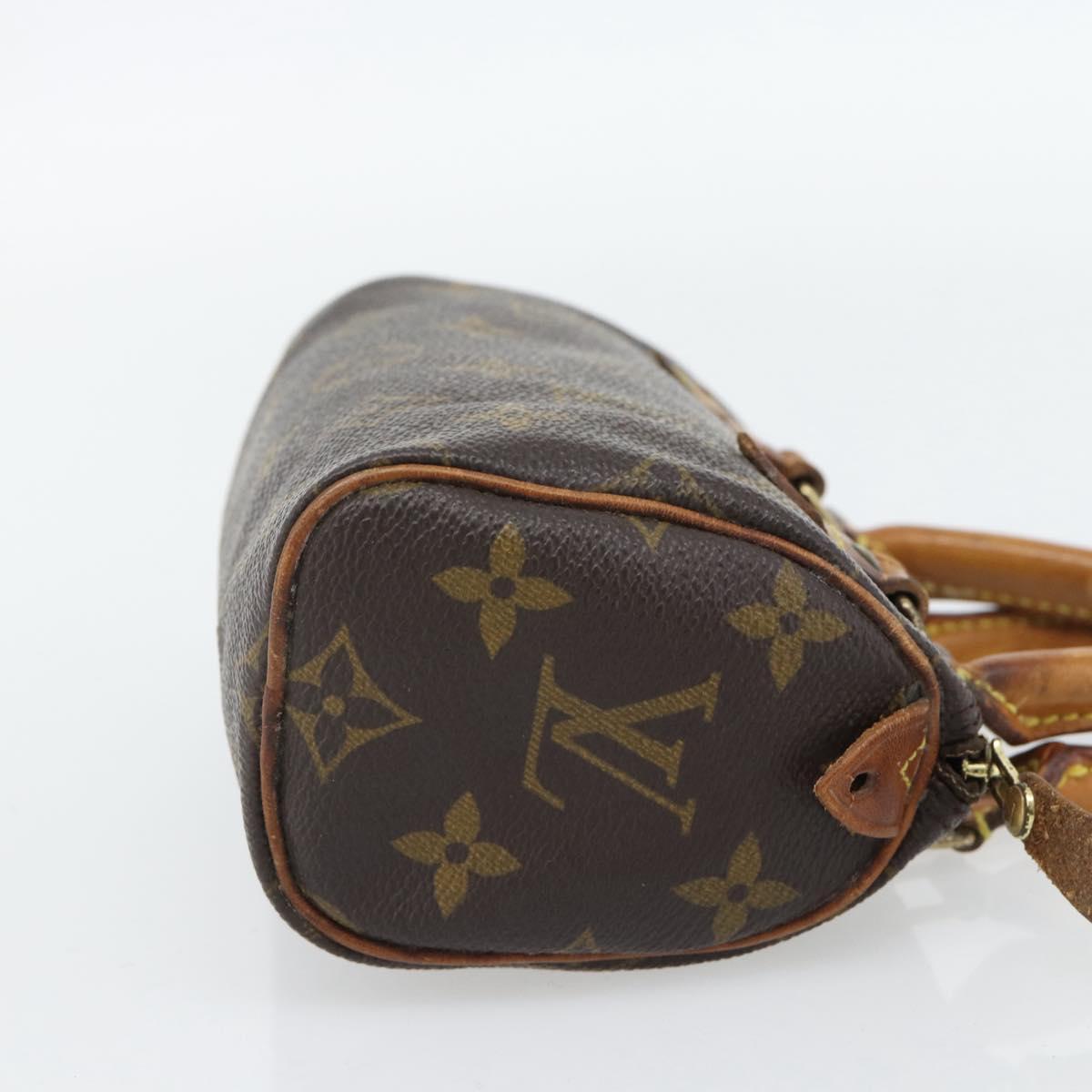 LOUIS VUITTON Monogram Mini Speedy Hand Bag M41534 LV Auth 182849
