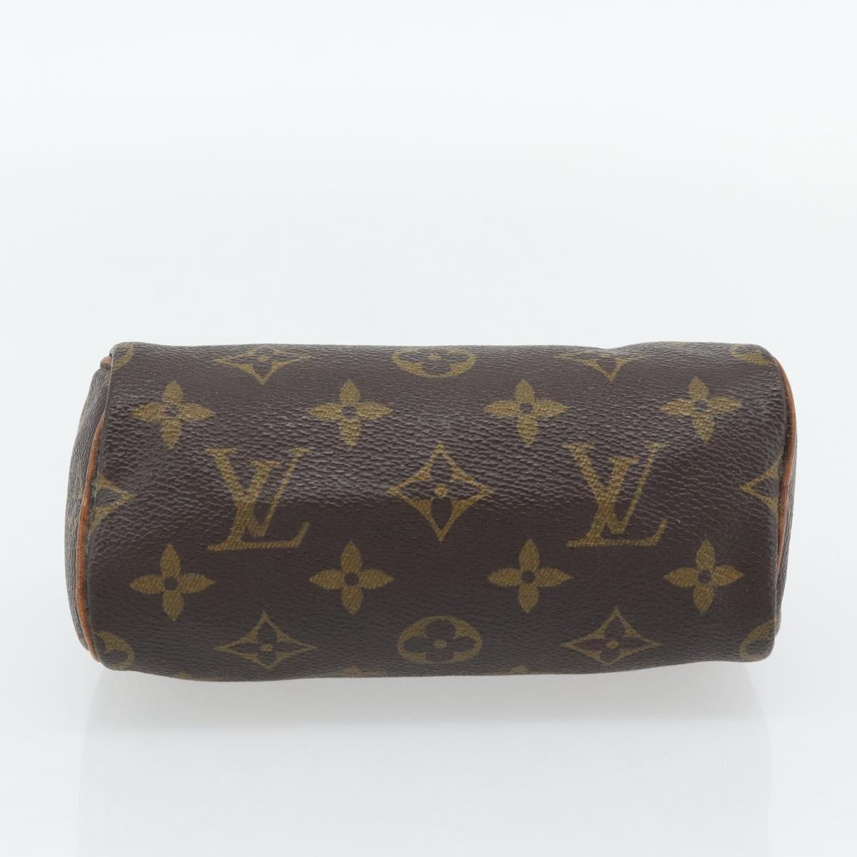 LOUIS VUITTON Monogram Mini Speedy Hand Bag M41534 LV Auth 182849