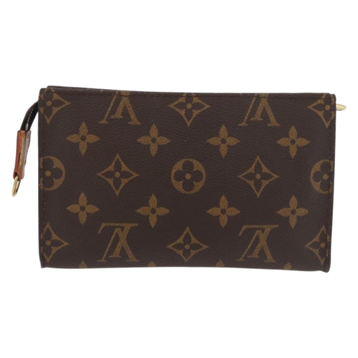 LOUIS VUITTON Monogram Bucket PM Accessory Pouch LV Auth 182850