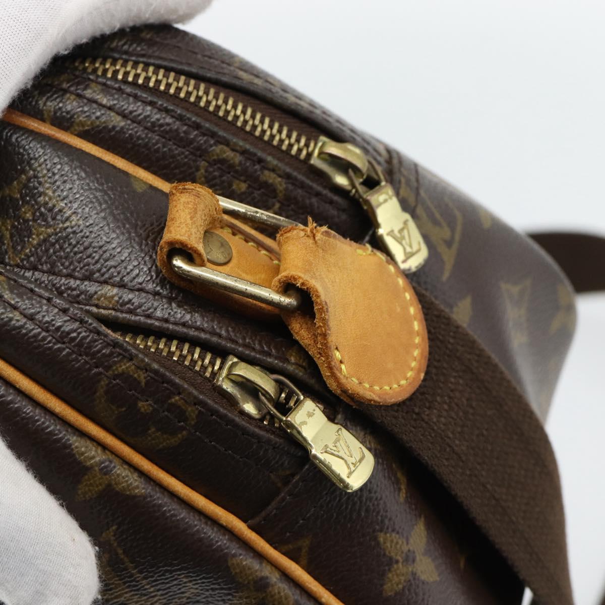 LOUIS VUITTON Monogram Reporter PM Shoulder Bag M45254 LV Auth 182851