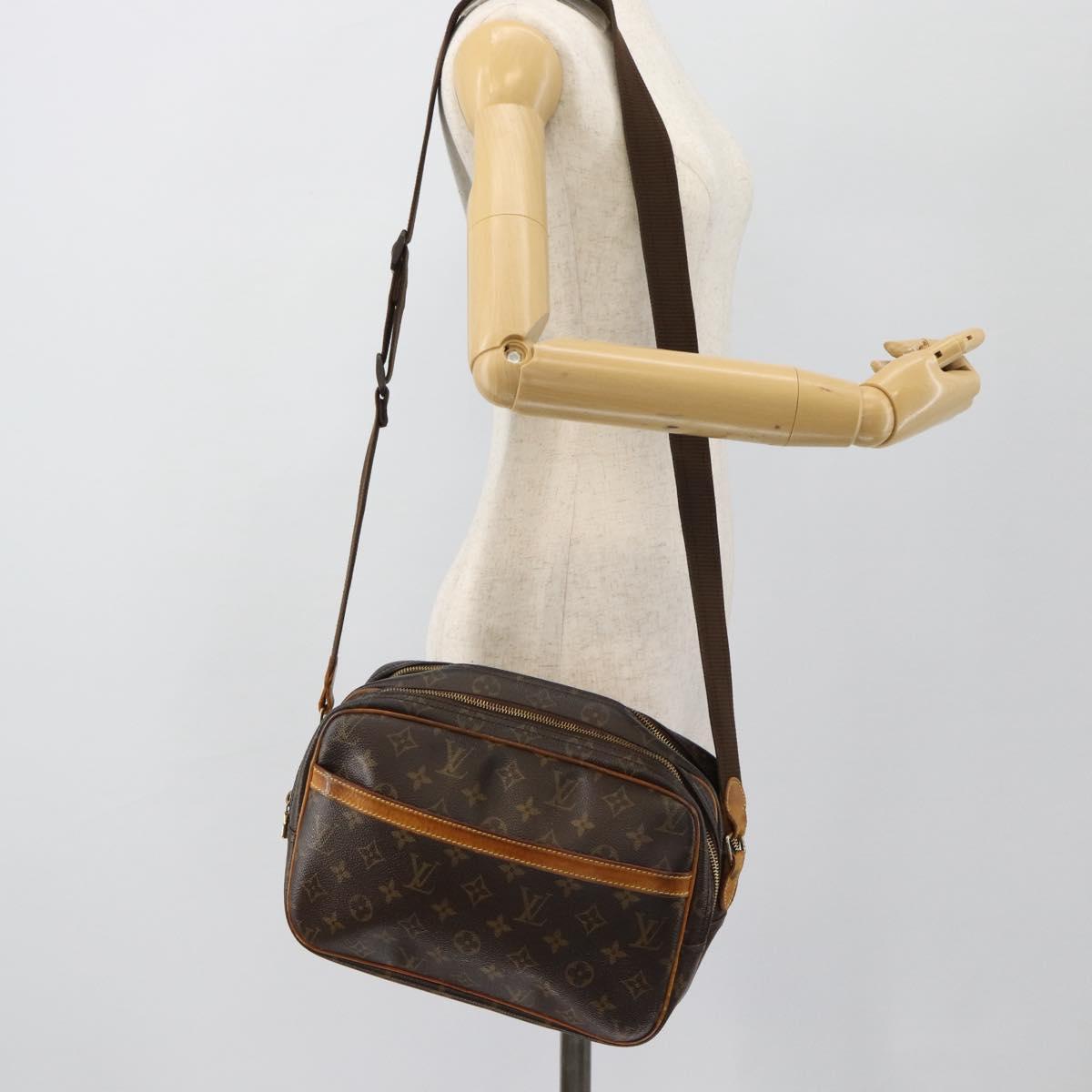 LOUIS VUITTON Monogram Reporter PM Shoulder Bag M45254 LV Auth 182851