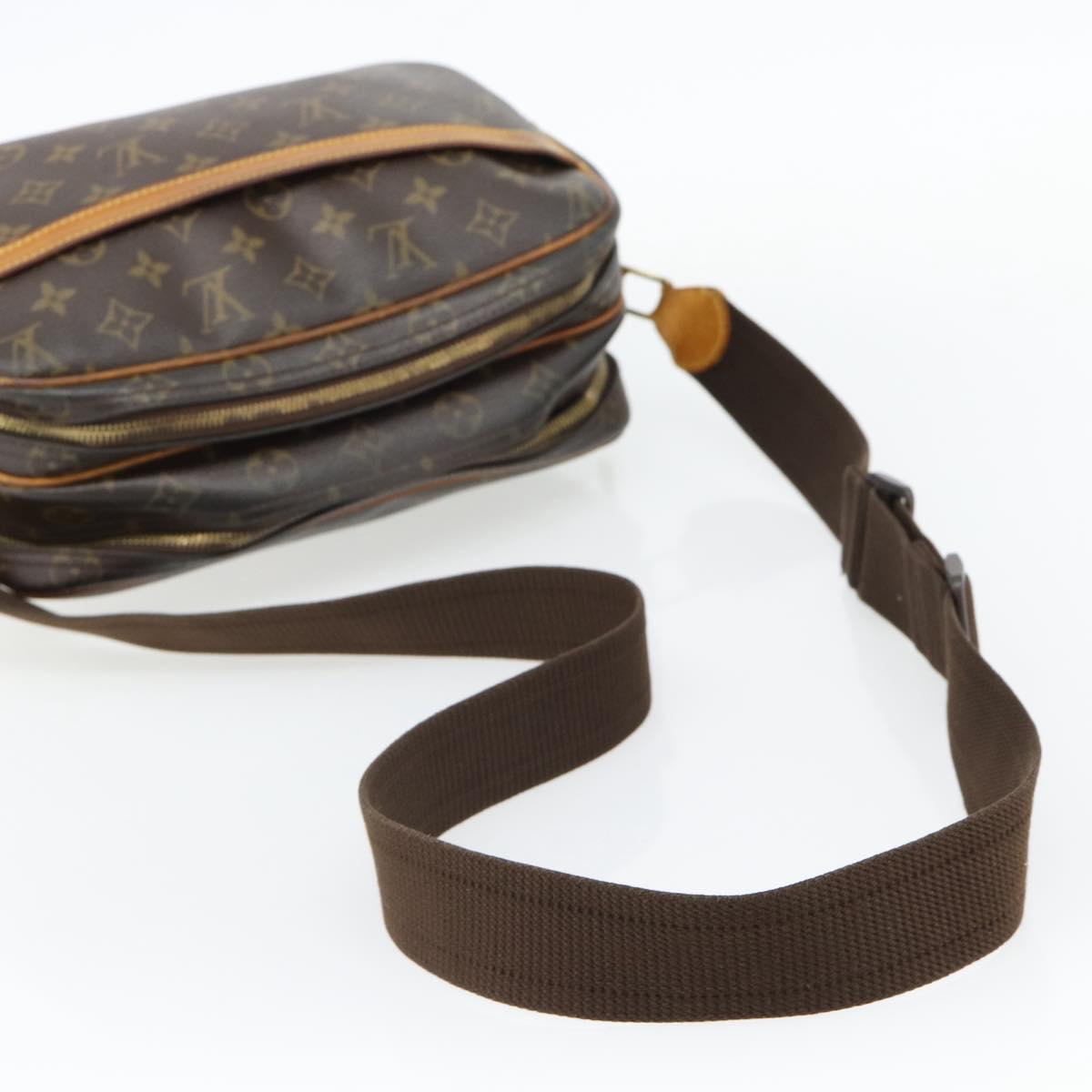 LOUIS VUITTON Monogram Reporter PM Shoulder Bag M45254 LV Auth 182851