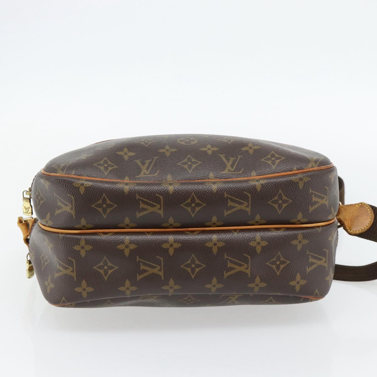 LOUIS VUITTON Monogram Reporter PM Shoulder Bag M45254 LV Auth 182851