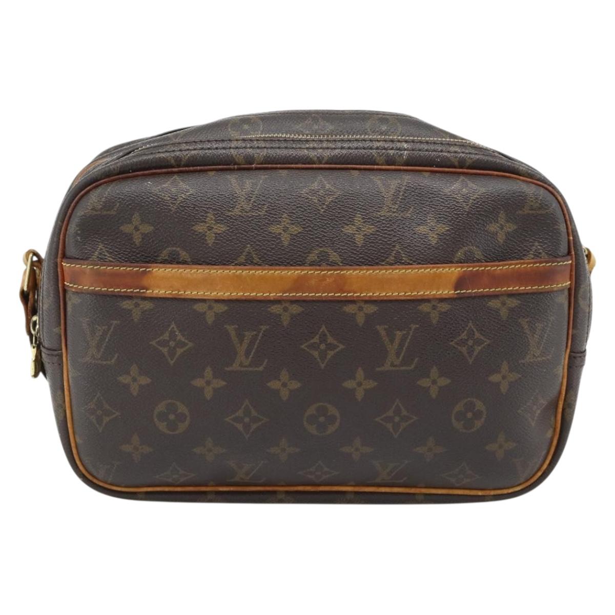 LOUIS VUITTON Monogram Reporter PM Shoulder Bag M45254 LV Auth 182852