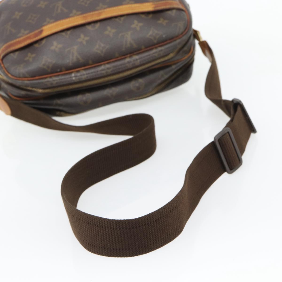 LOUIS VUITTON Monogram Reporter PM Shoulder Bag M45254 LV Auth 182852