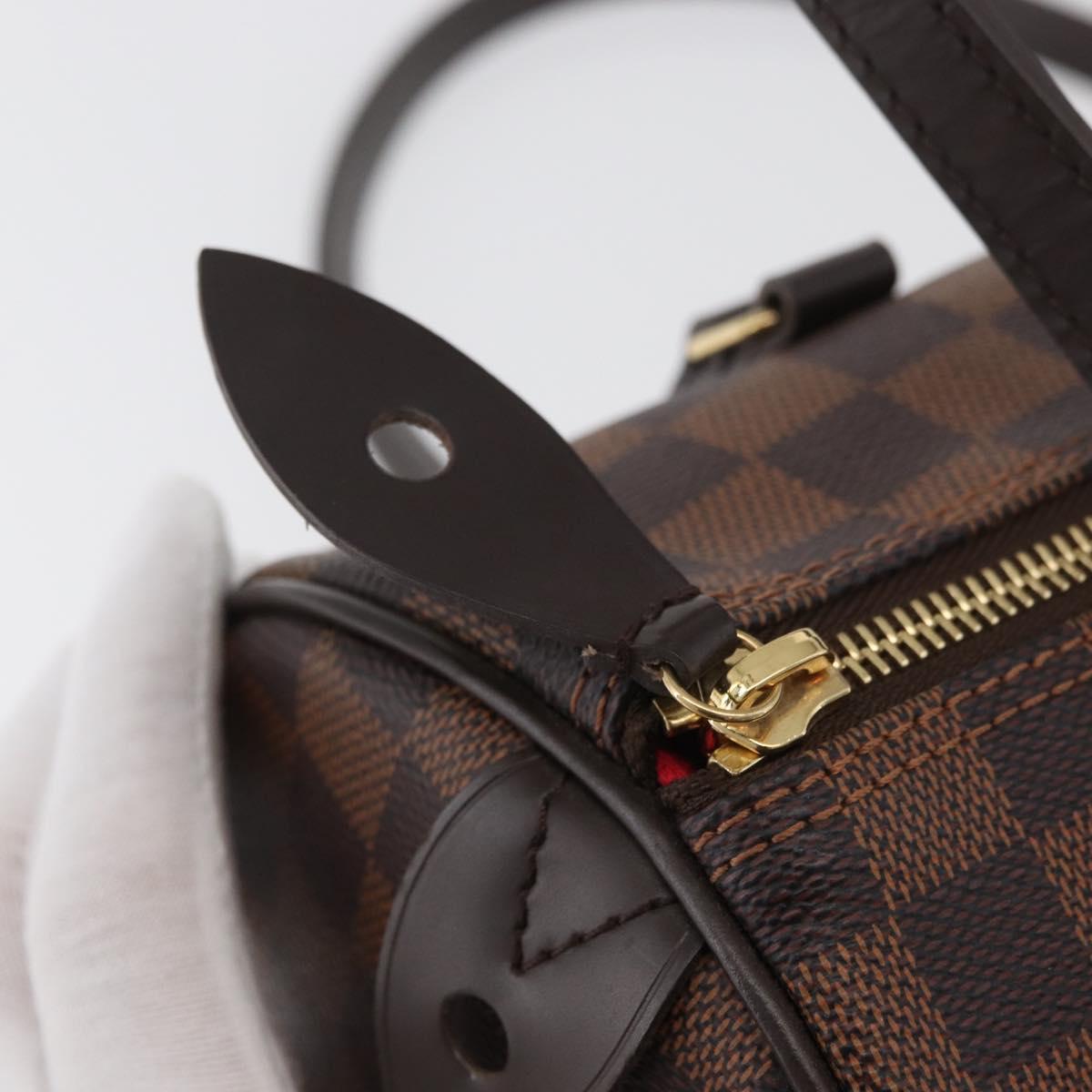 LOUIS VUITTON Damier Ebene Papillon 30 Hand Bag New Model N51303 Auth 182853SAV