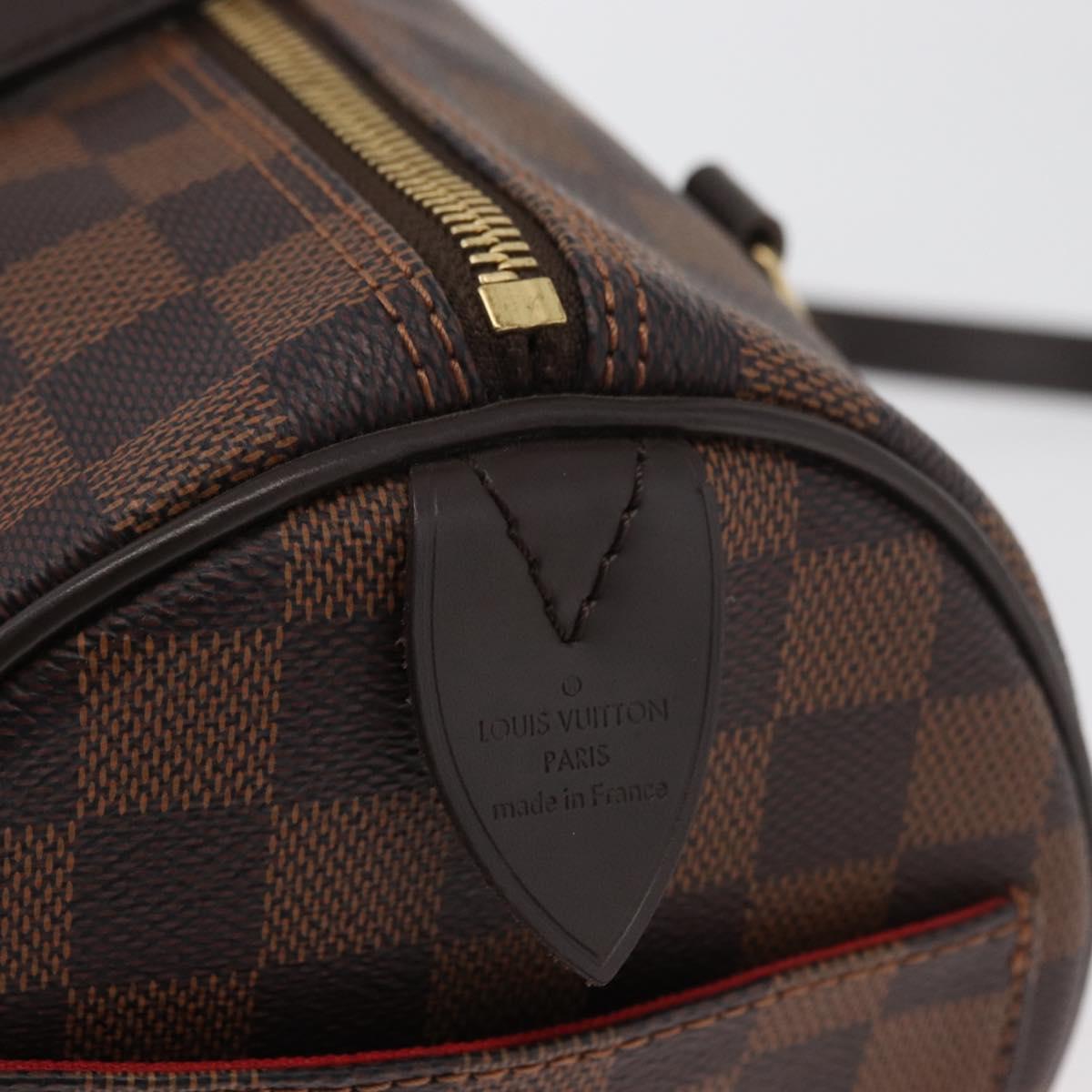 LOUIS VUITTON Damier Ebene Papillon 30 Hand Bag New Model N51303 Auth 182853SAV