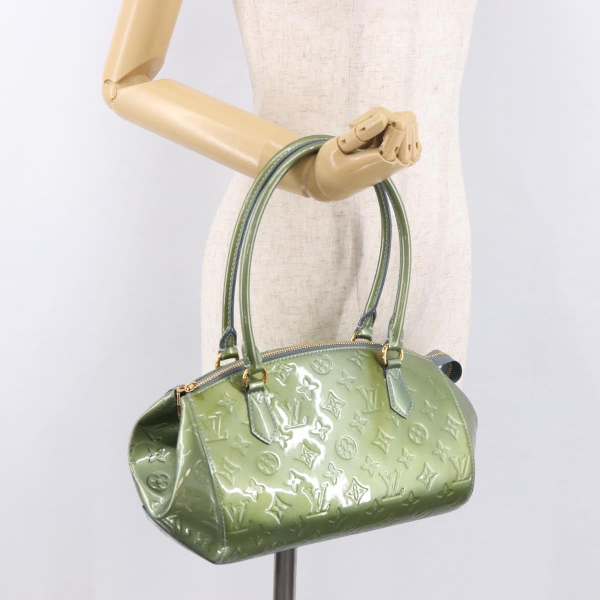 LOUIS VUITTON Monogram Vernis Sherwood PM Hand Bag Jivre M91561 LV Auth 182854A