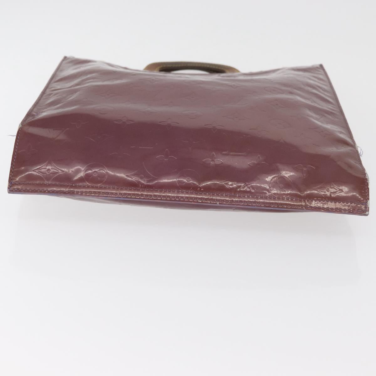 LOUIS VUITTON Monogram Vernis Stanton Tote Bag Purple Viole M91079 Auth 182857