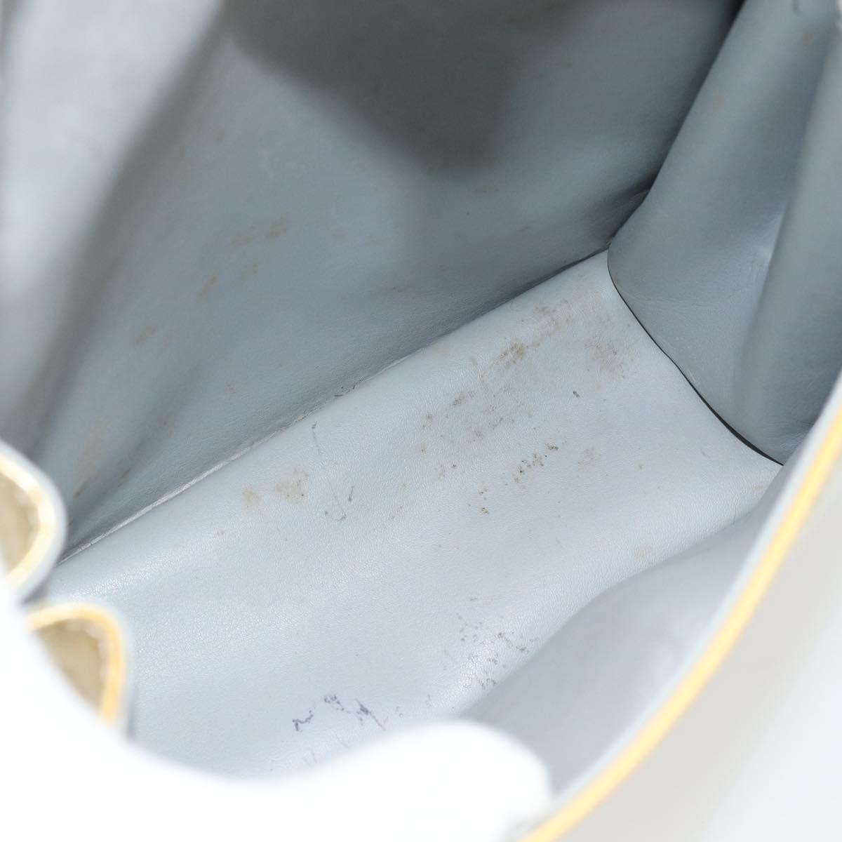 LOUIS VUITTON Monogram Vernis Spring Street Hand Bag Gris M91029 LV Auth 182858