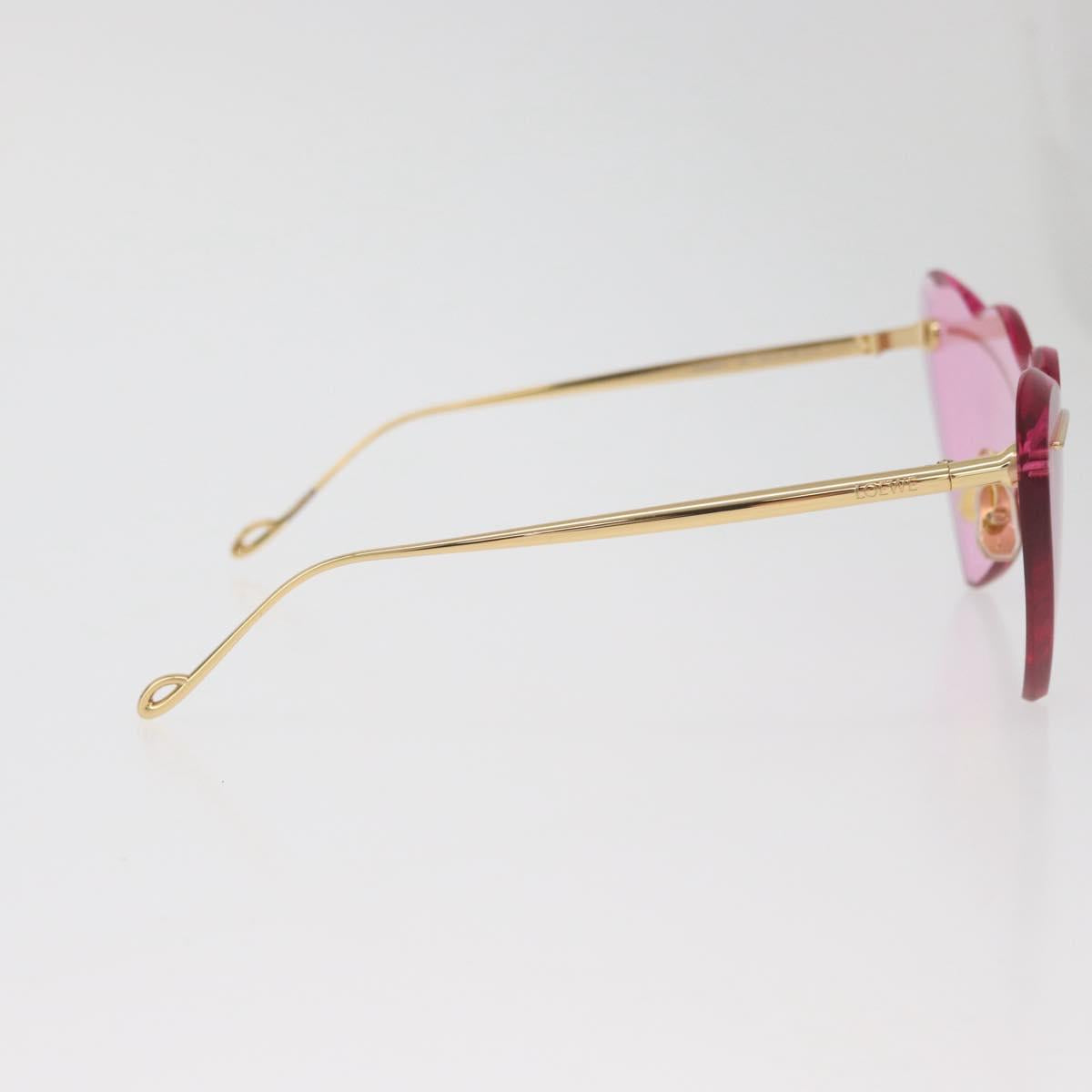 LOEWE Sunglasses metal Gold Tone Auth 182875M