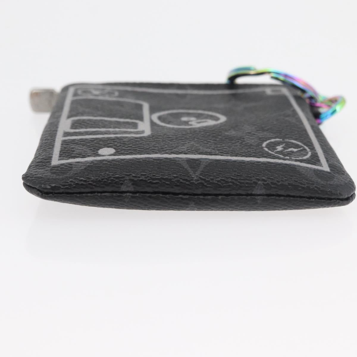 LOUIS VUITTON Monogram Eclipse Small Purse Pouch M64432 LV Auth 182880M