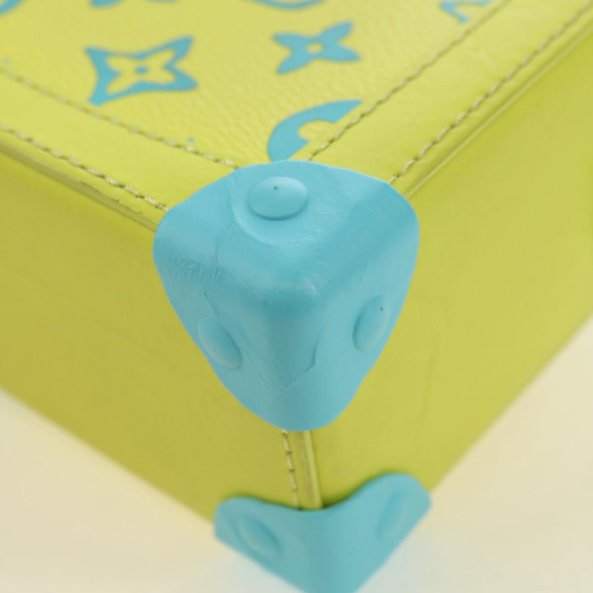LOUIS VUITTON Monogram Playground Vertical Trunk Bag Yellow M82007 Auth 182888SM