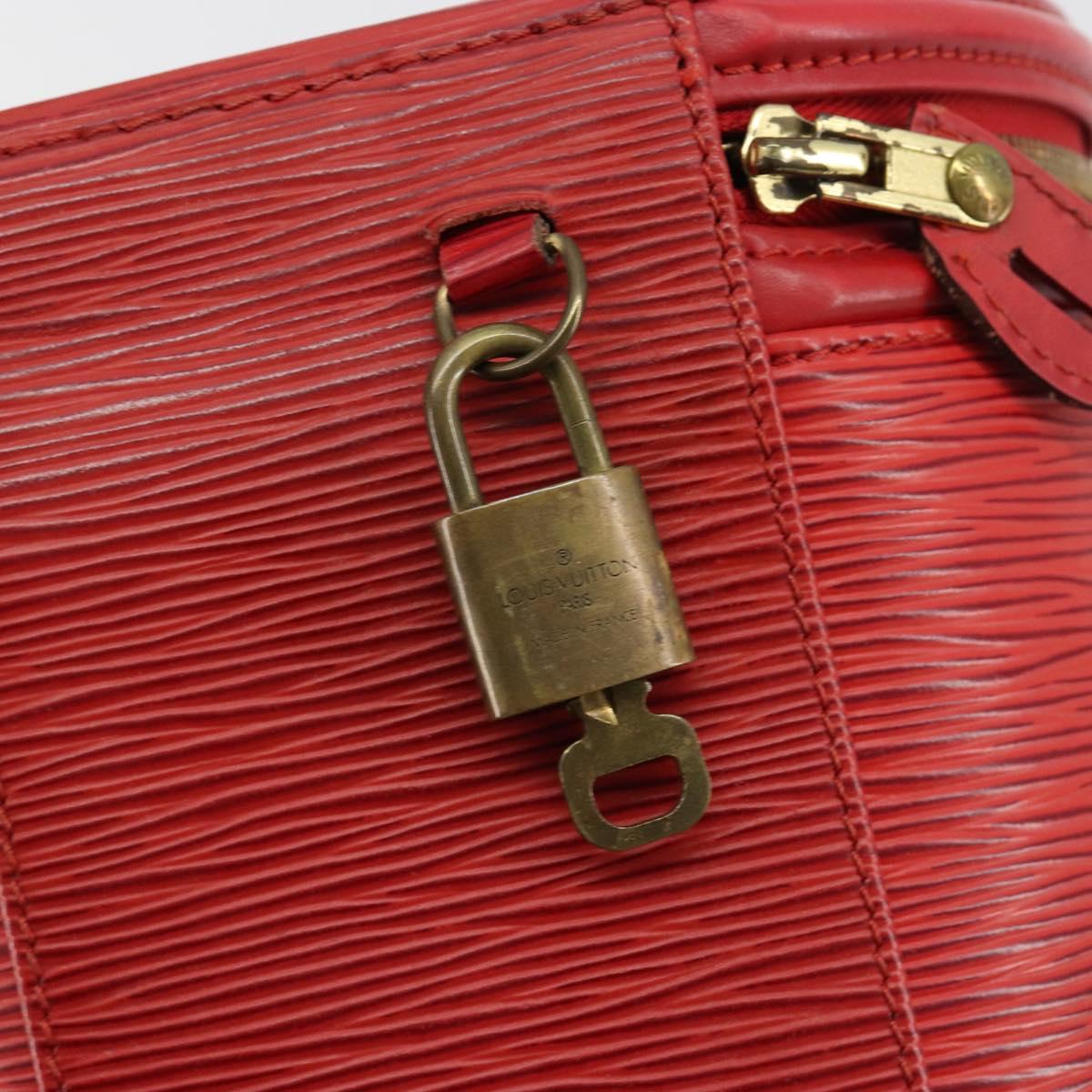 LOUIS VUITTON Epi Cannes Hand Bag Red M48037 LV Auth 182903A